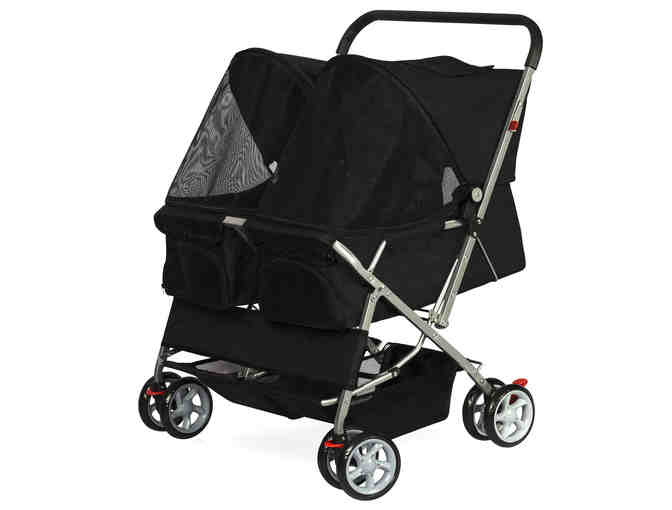 Twin Pet Stroller -Black - Price Reduced