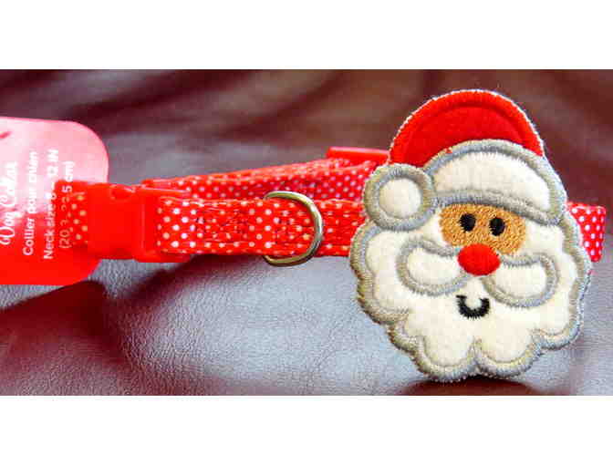 Dog Holiday Collar and Scrunchie Set