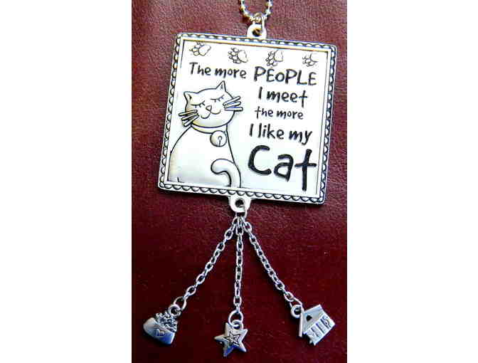 'The More I Like My Cat...' Key Chain