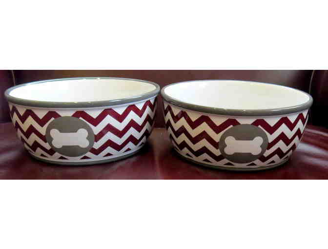 Ceramic Dog Bowl Set