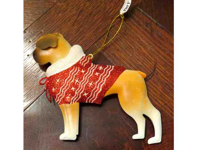 Boxer Dog Christmas Tree Ornament