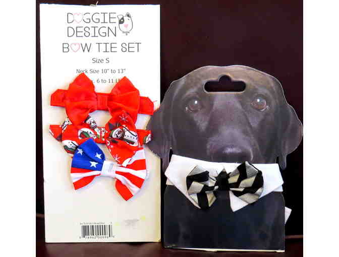 Dog Bow Tie Collar Set  Size M