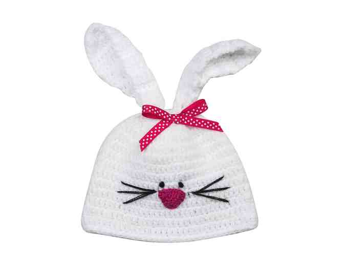 Baby Bunny Knit Hat and Bootie Set - Photo 2