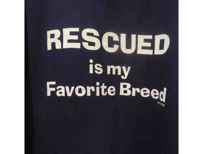 'Rescued is My Favorite Breed' T-Shirt Sz. XXL