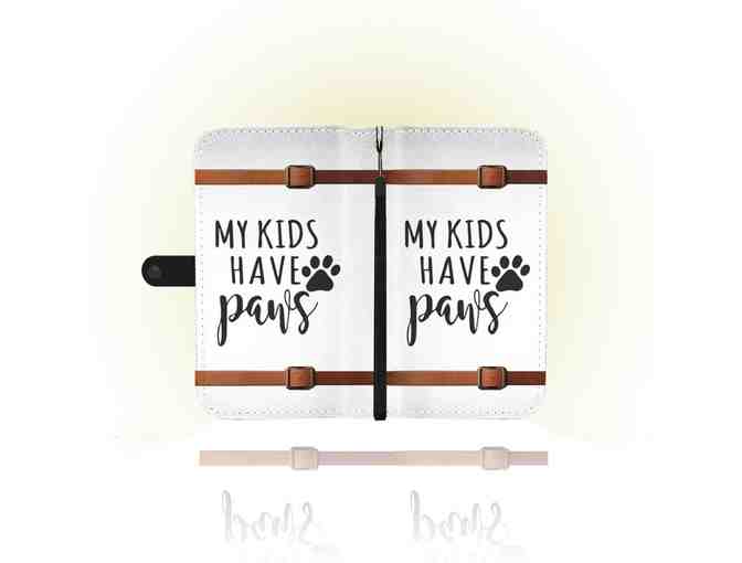 'My Kids Have Paws' RFID Wallet Phone Case for iPhone 6s Plus