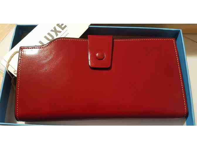 Yaluxe Large Capacity Women's Leather Wallet with RFID Blocking