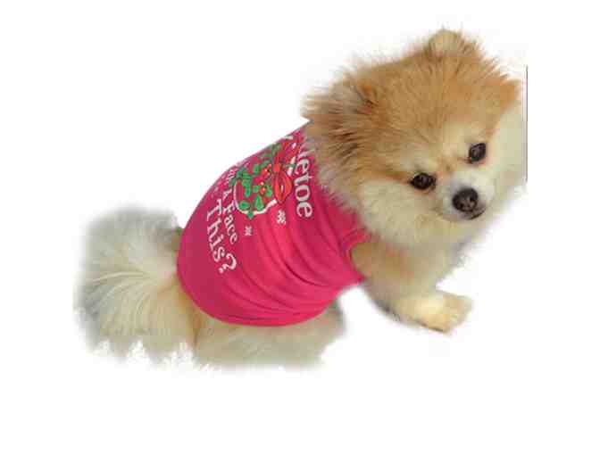 Who Needs Mistletoe? Dog Shirt  size M