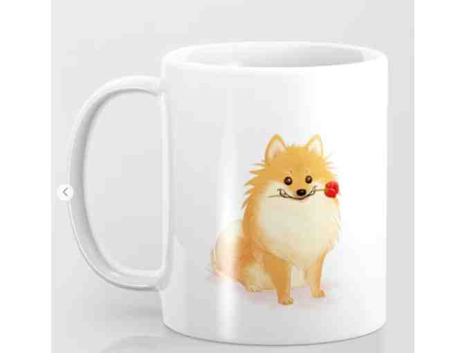 Charming Pomeranian Coffee Mug by Chelsea Kenna - Photo 1