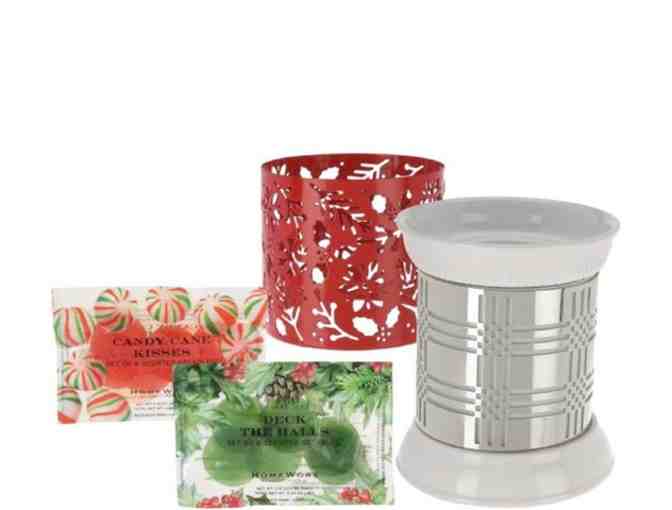 Gel Fragrance Warmer with 2 Sleeves and 12 Gelables - Holiday