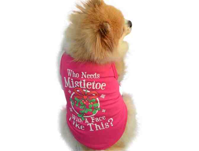 Who Needs Mistletoe? Dog Shirt  size M