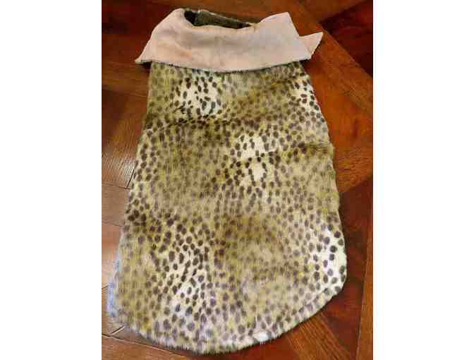 DoggiDuds Leopard Print Coat for your Dog.  Size L