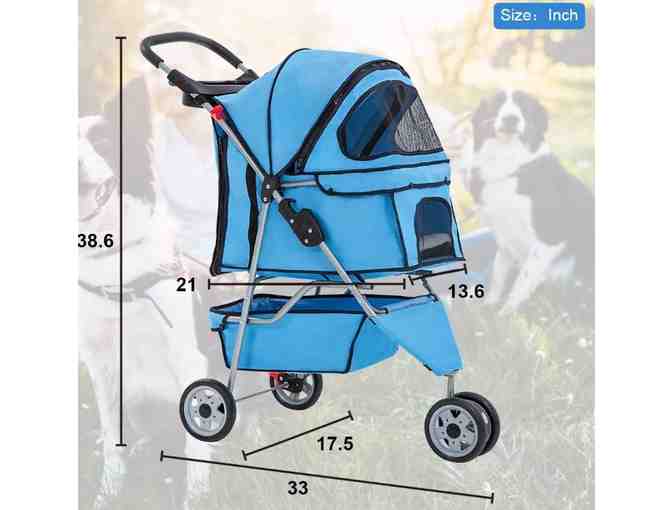 Cat or Dog Pet stroller - 3 wheels