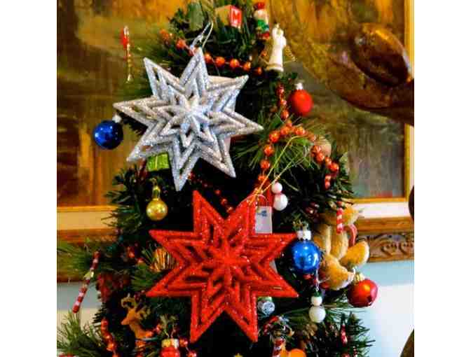 Set of 3 star ornaments