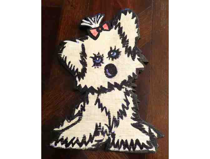 Primitive Art - Hand Carved Puppy - Photo 1