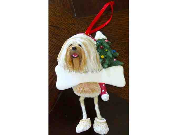 Lhasa Apso Ornament with dangle legs