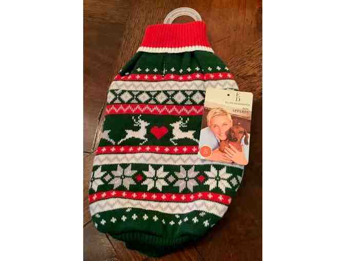 Ellen Degeneres Christmas Sweater for your Dog - small