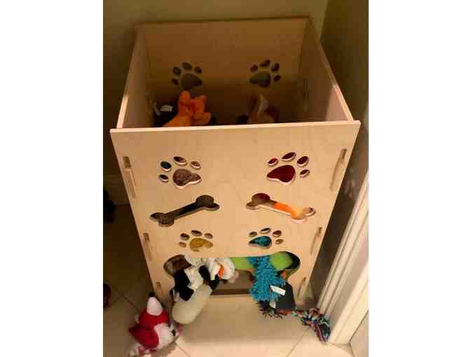 Wooden toy box