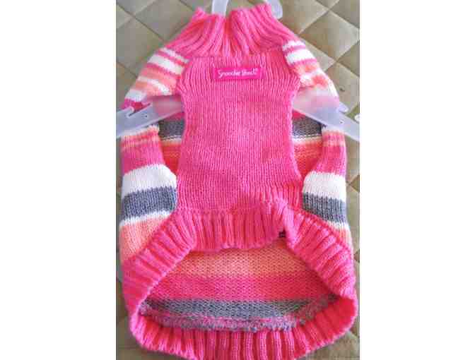 Pretty Stripes and Bling Sweater size L