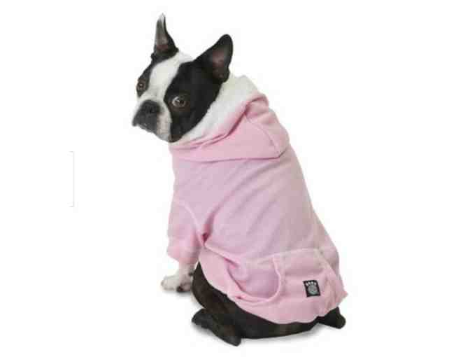 Pink dog thermal hoodie size XS