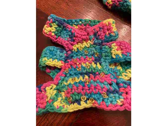 Hand Knit Harness and Leash