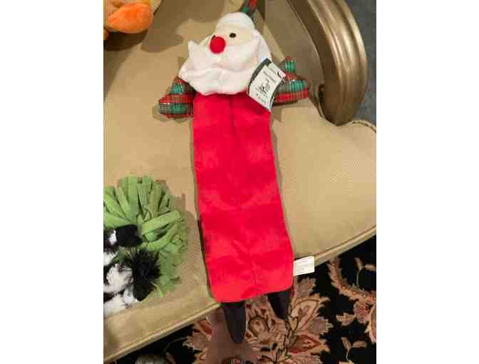 Dog Toys and Blanket plus pretzels