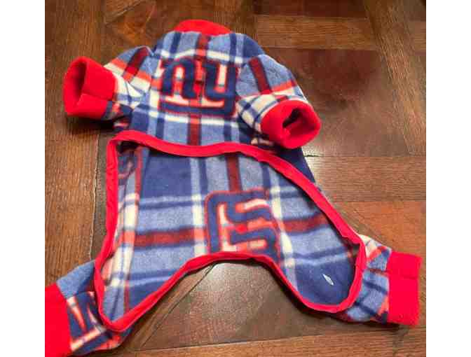 NY Giants Fleece PJs - neck to tail 11'-13'