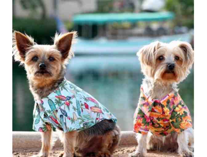 Hawaiian Camp Shirt - Sunset Hibiscus - Small