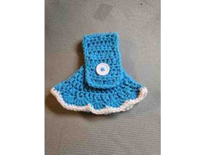 Paw print towels and Crochet Hanger