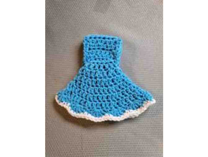 Paw print towels and Crochet Hanger