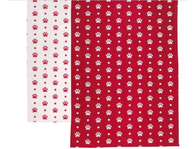 Paw print towels and Crochet Hanger