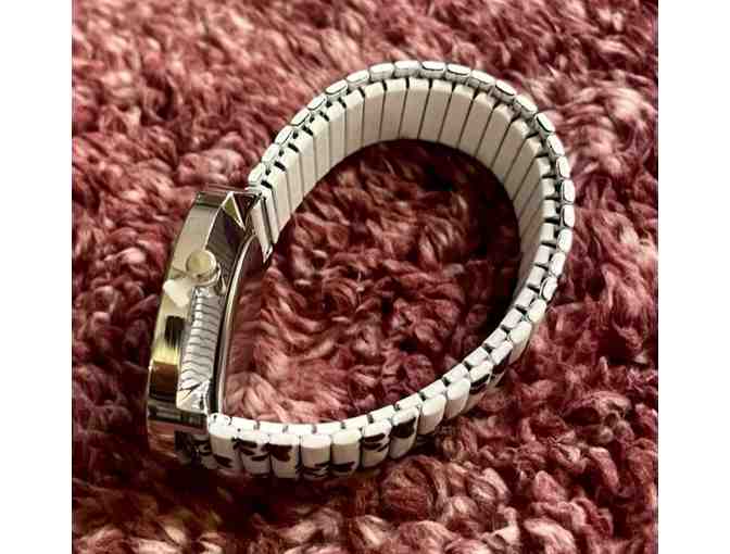 Black and White Paw Print Watch