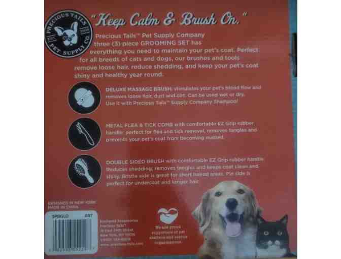 Precious Tails Grooming Kit - Neon Green