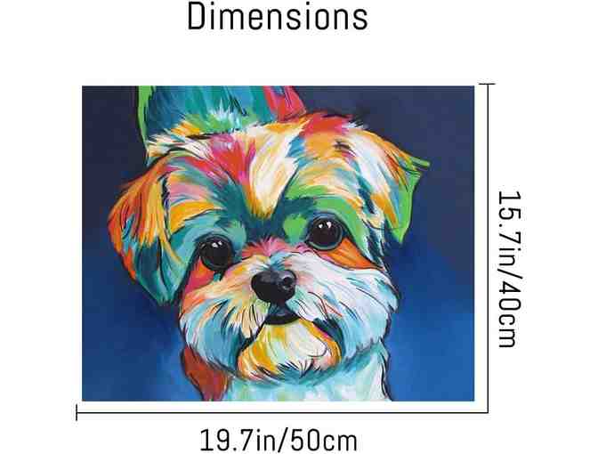 Shih Tzu Paint by Number Picture