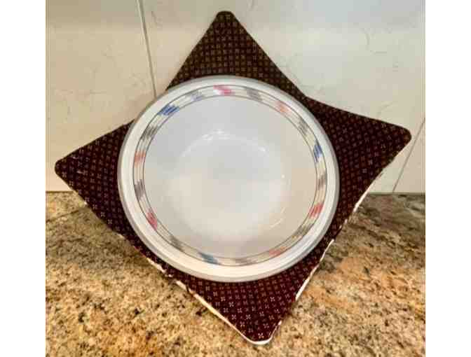 Microwave Bowl Cozy, Hot Pad set.