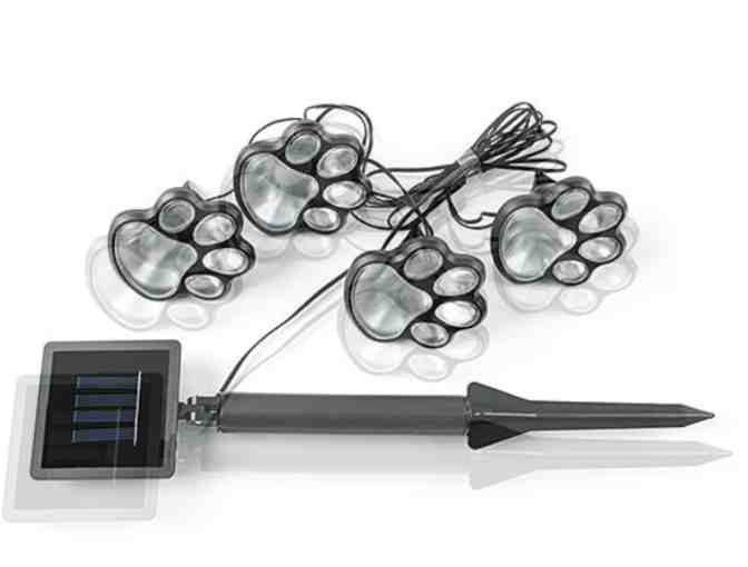 Paw Print Solar Lights