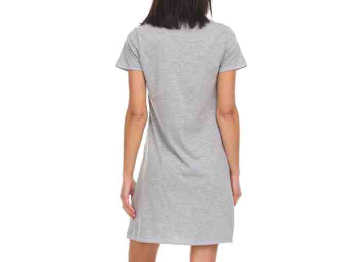 Heather Gray Sleep Dress for Dog Lovers Size XL