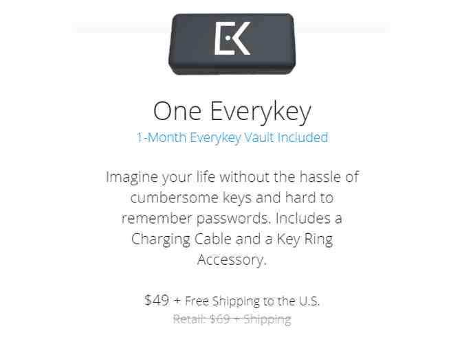 Every Key and one month free subscription