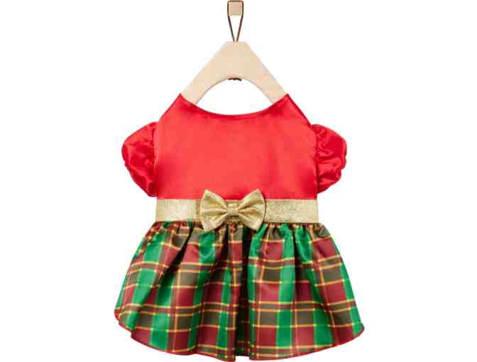 Red and Green Plaid Dog Dress