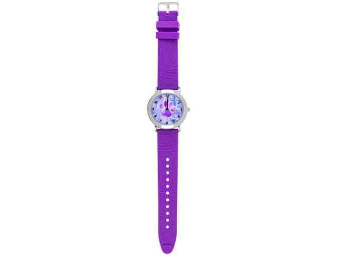 Paw Print Watch in Purple