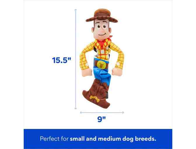 Pixar Woody Bungee Plush Squeaky Dog Toy