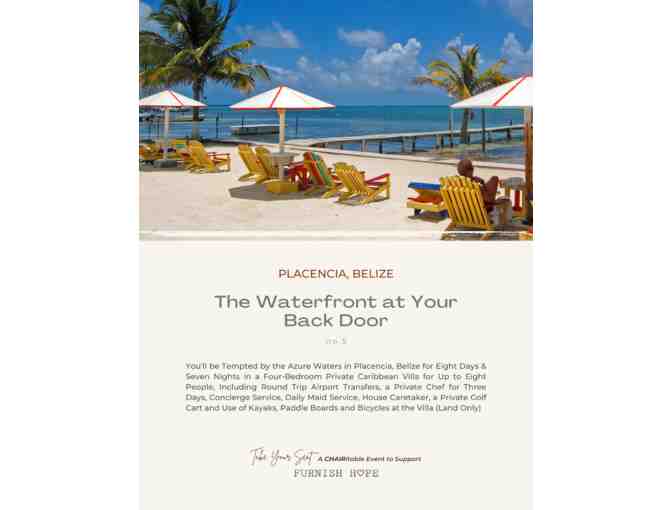 The Waterfront at Your Back Door - Placencia, Belize