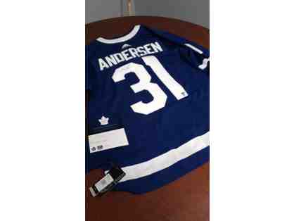 Signed Andersen Maple Leaf Jersey