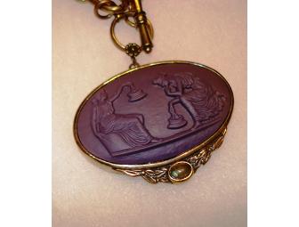 Extasia Cameo Toggle Necklace from Simply Charming