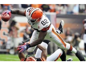 Ben Watson Signed Football from The Cleveland Browns