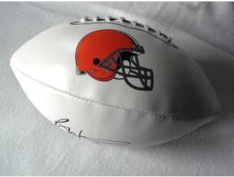 Ben Watson Signed Football from The Cleveland Browns