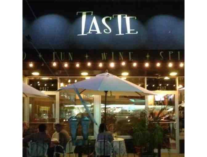 Taste Restaurant and Wine Bar - $25 Gift Certificate  (2)