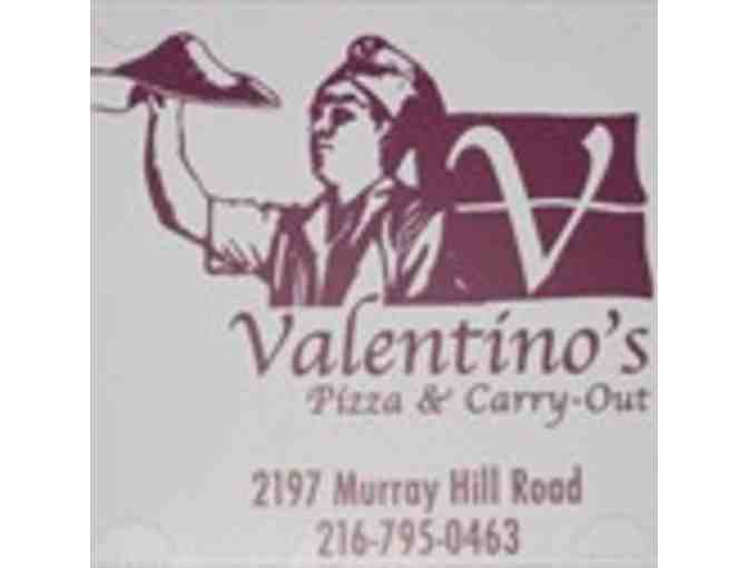 Valentino's Pizza $30 Gift Certificate