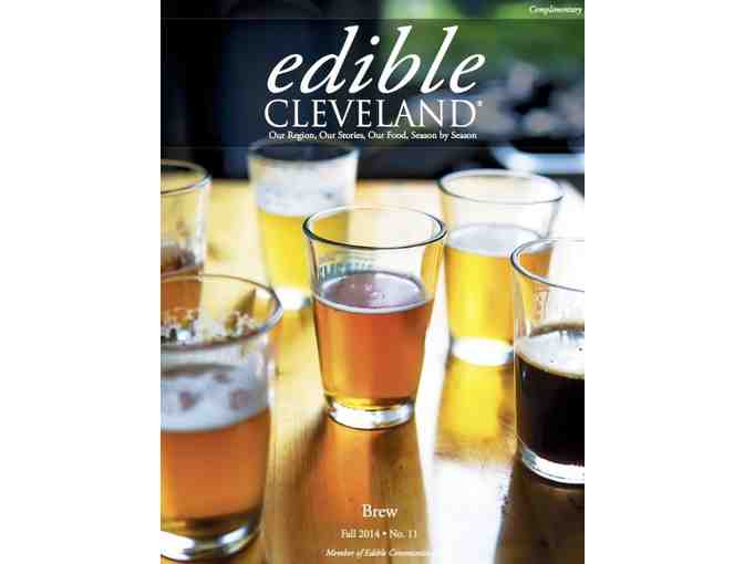 One Year Subscription to Edible Cleveland and Gift Certificate to The Wine Spot