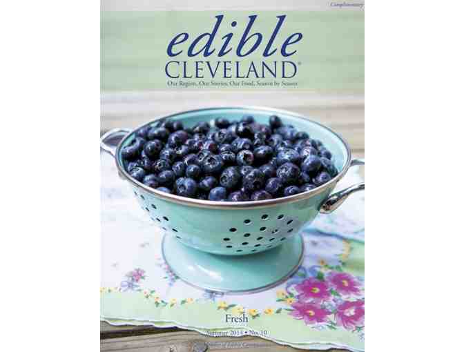 One Year Subscription to Edible Cleveland and Gift Certificate to The Wine Spot