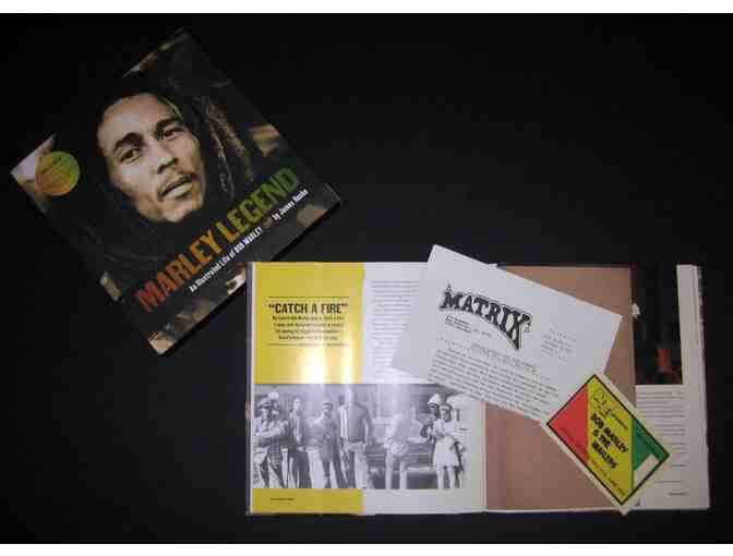 Autographed Copy of 'Marley Legend: An Illustrated Life of Bob Marley' by James Henke
